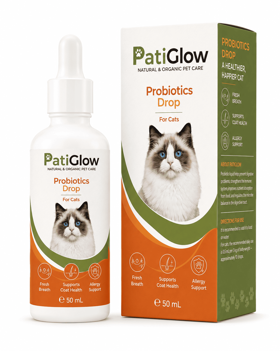 PatiGlow Kedi Probiyotik Damla