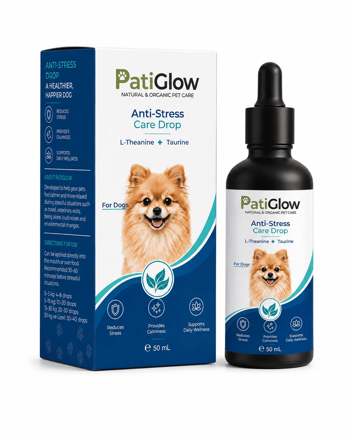 PatiGlow Köpek Anti-Stres Damla