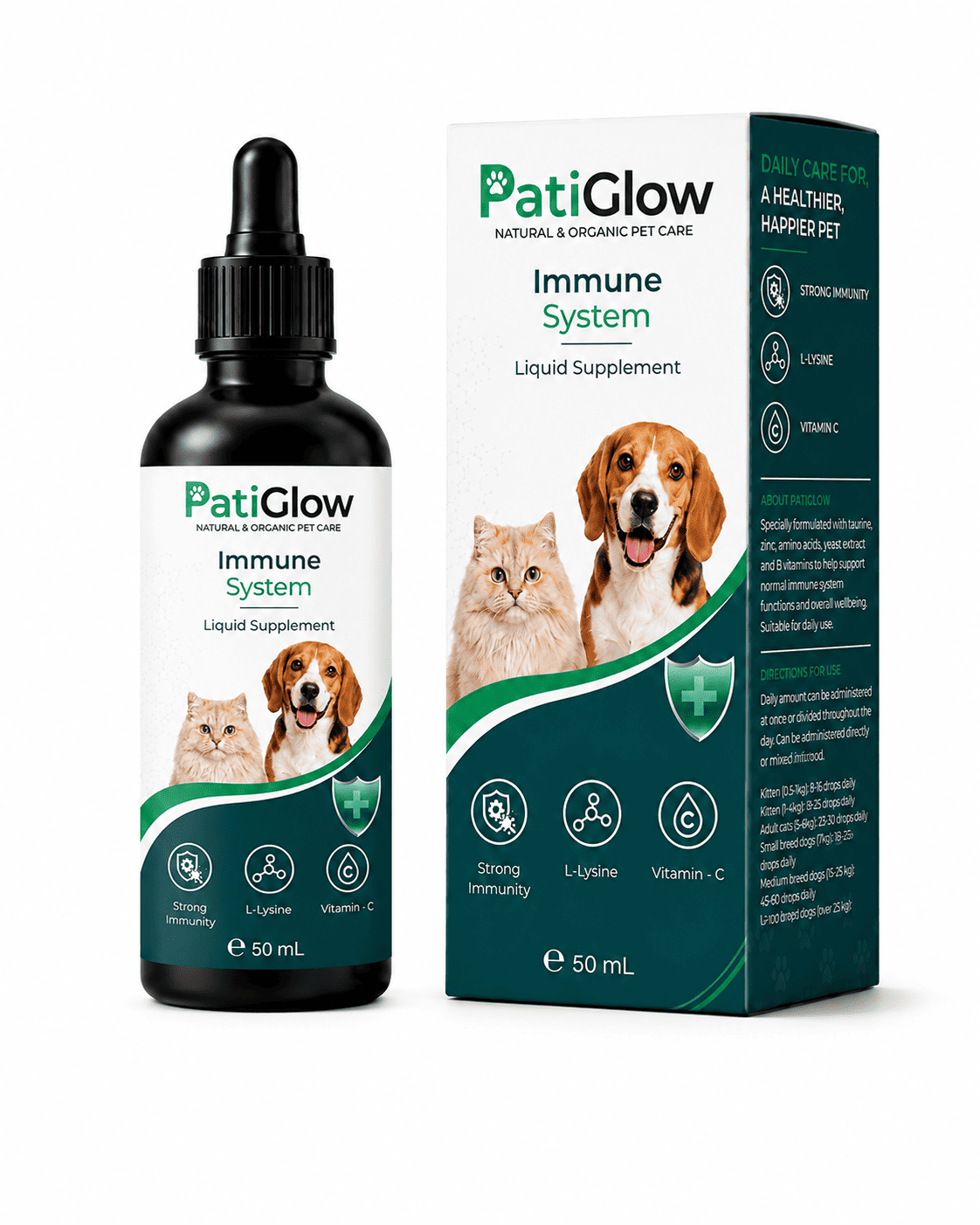 PatiGlow Kedi Ve Köpek Bağışıklık Sistemi Damla