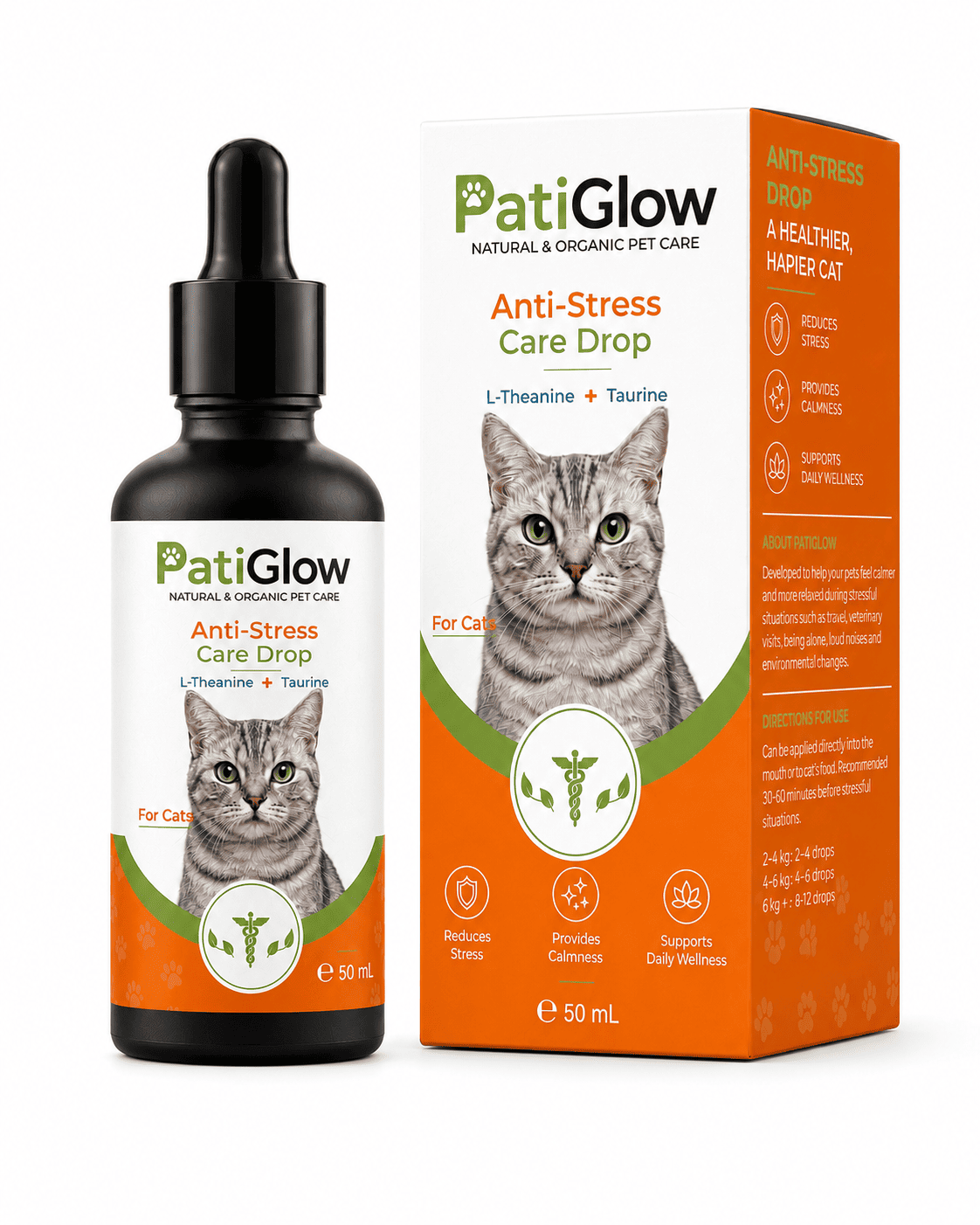PatiGlow Kedi Anti-Stres Damla